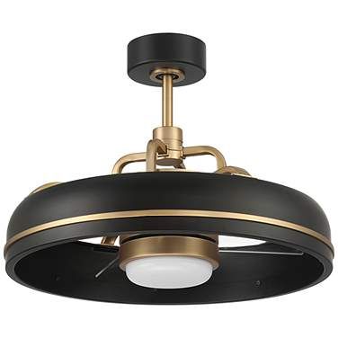 Fandeliers | Lamps Plus Townhome Decor, Brass Ceiling Fan, Barn Bathroom, Angled Ceiling, Ceiling Fan Blades, Chandelier Fan, Remote Control Light, Black Ceiling Fan, Passive House