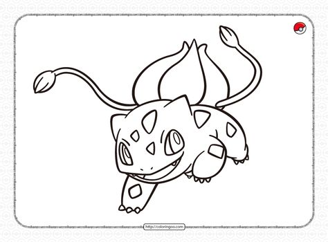 Bulbasaur Tattoo Design, Bulbasaur Drawing, Pokemon Drawings Bulbasaur, Bulbasaur Tattoo Black And White, Squirtle Outline, Bulbasaur Coloring Page, Bulbasaur Evolution Tattoo, Bulbasaur Tattoo, Bulbasaur Lineart