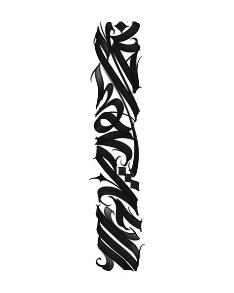 Tattoo Font Graffiti, Graffiti Style Art Tattoo, Graffiti Lettering Tattoo, Graffiti Style Tattoo, Dark Calligraphy Tattoo, Calligraffiti Tattoo, Tattoo Graffiti Style, Tattoos Calligraphy, Graffiti Calligraphy