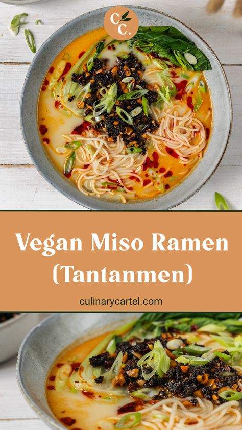 Vegan Miso Ramen Recipes, Vegan Ramen Noodle Recipes Soup, Udon Noodle Soup Vegetarian, Vegan Ramen Meal Prep, Vegan Ramen Noodle Soup, Vegan Tofu Ramen, Veggie Miso Ramen, Asian Soup Vegan, Vegan Udon Noodle Recipe Soup