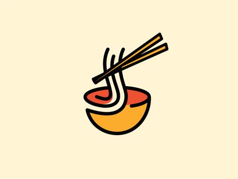 Ramen Logo, Noodle Logo, Noodle Restaurant, Restaurant Logo, Fish Logo, Bakery Logo, Logo Wall, Modern Restaurant, Bakery Logo Design