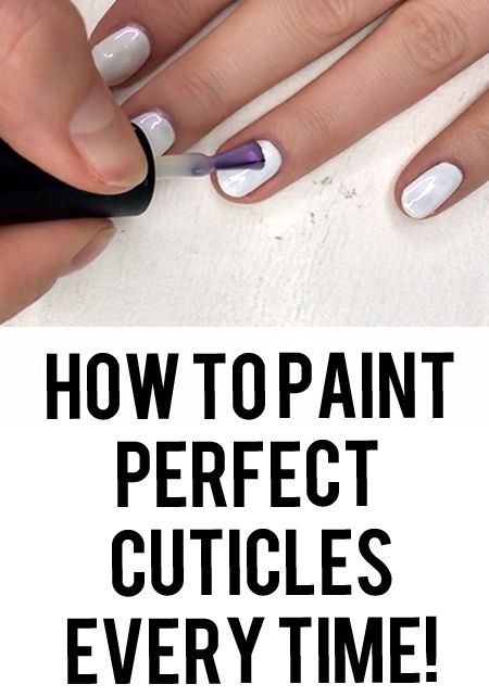 How to paint neat cuticles every time | xameliax beauty How To Paint Fingernails At Home, How To Paint Fingernails Perfectly, Gel Polish Tips And Tricks, How To Paint Your Own Nails, Gel Nail Tips And Tricks, Painting Nails At Home, How To Paint Nails Perfectly, Perfect Cuticles, Diy Gel Nails At Home