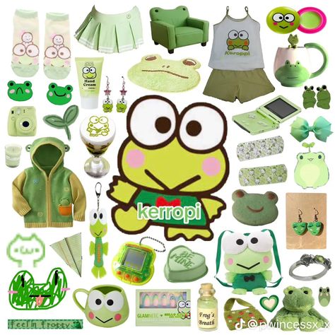 Sanrio Outfits, Hello Kitty School, Sanrio Fashion, Frog Decor, Hello Kitty Clothes, Fiesta Outfit, Mermaid Outfit, Character Inspired Outfits, Hello Kitty Characters