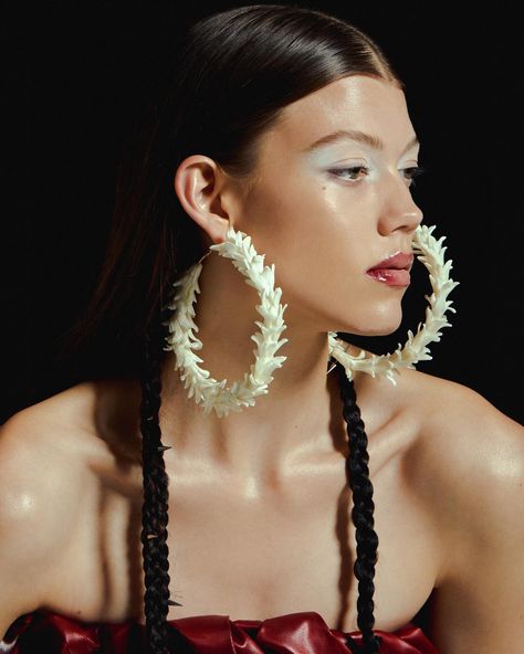 a couple more looks from this photoshoot 💫 jasmine earrings + anthurium choker created by @flowershop.studio floral design @flowershop.studio model + styling @ravenlehmkuhl makeup @s0ftglam hair @stargirlgianna assist + bts @kelthecreative photo + production @sarahshenphoto Choker, Make Up, Jasmine Earrings, A Couple, Instagram A, Floral Design, Created By, Bts, Photographer