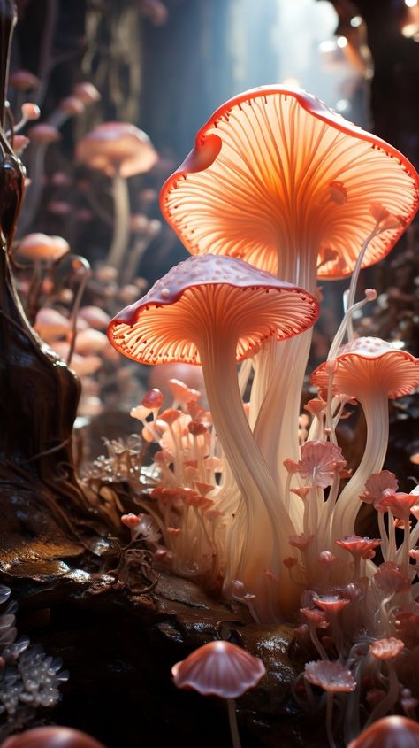 Macro Mushroom Photography, Mushroom Photos Nature, Mushroom Moodboard, Wild Mushrooms Photography, Mushrooms Pretty, Mushroom Faerie, Weird Mushrooms, Mushrooms Photography, Mushrooms Aesthetic