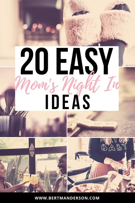 20 easy mom's night in ideas to bring your mom squad closer together without breaking the bank.   #momsnightin #momsnight #partyideas #mom #girlsnight Mommy Club Ideas, Fun Ideas For Ladies Night, Snacks For Moms Night, Mom And Daughter Night In Ideas, Womens Night In Party Ideas, Activities For Moms Groups, Moms Get Together Ideas, Mom Hangout Ideas, Moms Night Out Games