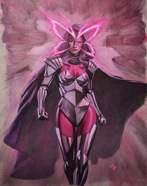 Psylocke (Betsy Braddock) - X MEN Adi Granov, Betsy Braddock, Comic Book Heroes, Comic Character, Comic Books Art, X Men, Marvel Comics, Worship, Comic Books