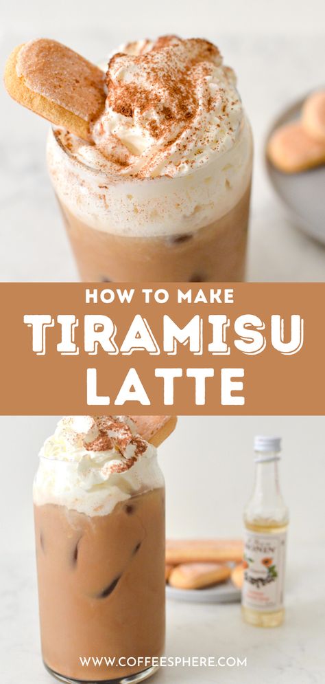 Tiramisu Cold Foam, Tiramisu Cold Brew, Winter Cafe Drinks, Italian Food Sides, Tiramisu Drink, Spring Coffee Drinks, Tiramisu Latte, Tiramisu Coffee, Flavored Coffee Recipes