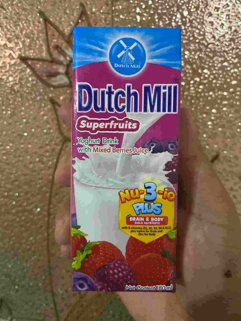 Dutch Mill Dutch Mill Drink, Dutch Mill, Filipino Snacks, Yogurt Drinks, Drinks Brands, Dairy Drinks, Grocery Foods, Berry Juice, Different Fruits