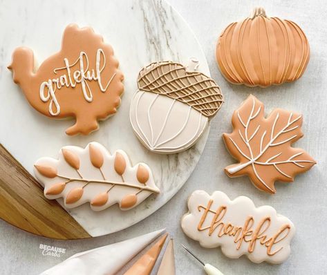 Turkey Sugar Cookies, Thanksgiving Cookies Decorated, Fall Decorated Cookies, Halloween Sugar Cookies Decorated, Cookie Kits, Thanksgiving Baking, Cake Pop Decorating, Royal Iced Cookies, Crazy Cookies