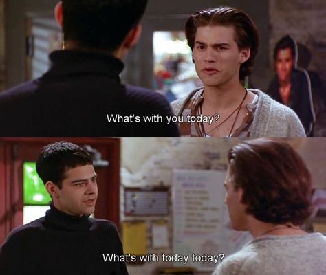 what's with today today? Seriously, I want to know. Empire Records Quotes, Rex Manning Day, Ruby Tuesday, Empire Records, Movie Time, Liv Tyler, Full Throttle, Screen Caps, Film Quotes