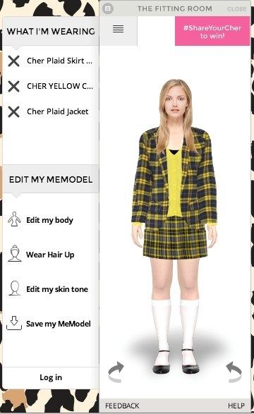 The virtual Cher Horowitz in Metail Apps For Shifting, Clueless Outfits Inspiration, Cher Horowitz Outfit, Cher Clueless Outfit, Cher Horowitz Aesthetic, Clueless Party, Wardrobe App, Virtual Fitting Room, Clueless Closet