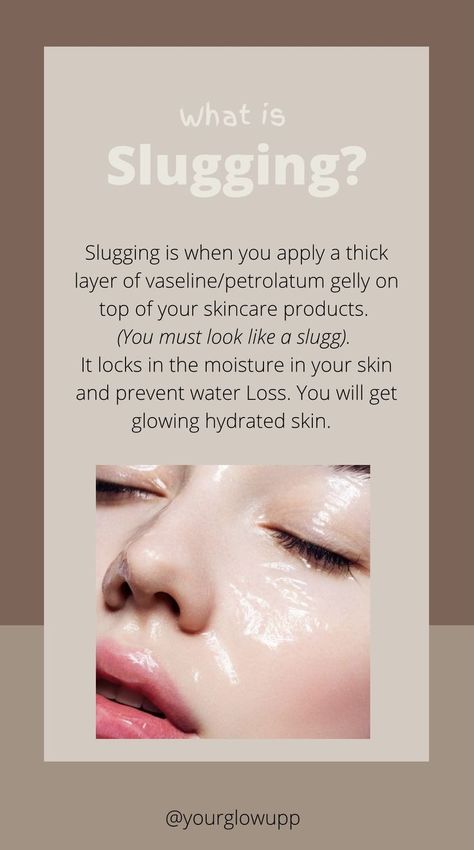 If you are not slugging, you are doing something wrong 😍 #slugging #slugg #skincare #skin #skincaretips #skincareroutine #skincareproducts #skincarehacks #beautyproducts #beautytips #beautycare #healthylifestyle #aesthetic #glowingskin #glowing #followme #tiktok #healthy #exfoliation #lifestyle  #selfcare #loveyourself #healthylifestyle #selflove #selfcaretips Esthetician Inspiration, Face Pores, Facial Skin Care Routine, Diy Beauty Recipes, Doing Something, Body Skin Care Routine, Beauty Skin Care Routine, Skincare Ingredients, Hair Health