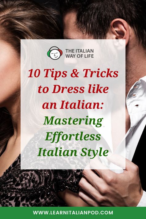 Unleash the Italian in you with 10 effortless tips and tricks to dress like a local! Italian style, renowned for its timeless elegance and chic, is within your reach. With our 10 tips, navigate through the essential wardrobe pieces and style nuances that define Italian fashion. Whether you're strolling in Milan or enjoying aperitivo, exude confidence and flair with an unmistakably Italian wardrobe! Ready to turn heads with your style? #HowToDressLikeAnItalian Italian Themed Outfit, Italian Women Dress Style, Italian Classy Style, Italian Themed Dinner Party Outfits, Italian Designers Fashion, French Vs Italian Style, Italian Everyday Fashion, Chic Italian Style, Italian Chique Dresscode