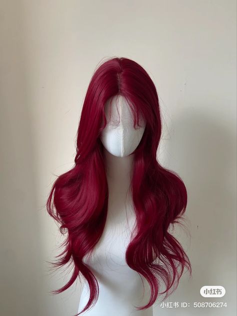 Red Hair Styles, Red Hair Outfits, Pelo Color Vino, Red Hair Makeup, Red Hair Color Ideas, Ariel Hair, Cherry Red Hair, Wine Red Hair, Red Hair Inspo