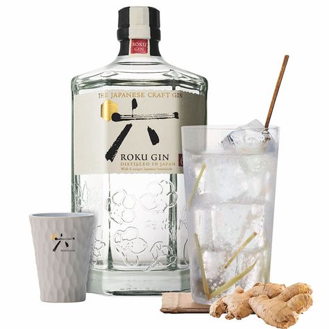 Japanese gin. It’s called Roku Roku Gin, Japanese Bar, Gin Recipes, Gin Tasting, Gin Cocktail Recipes, Craft Gin, Gin Drinks, Vodka Martini, Gin Bar