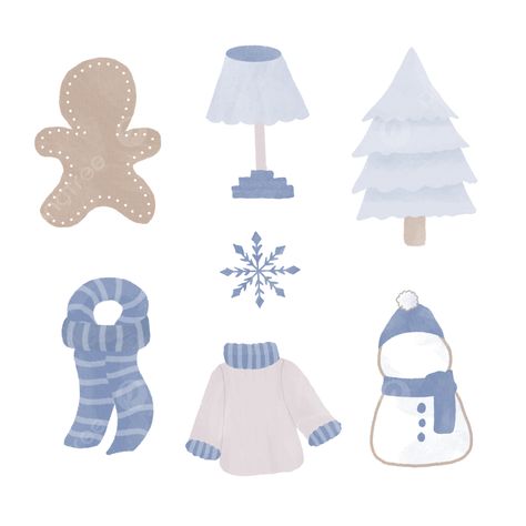 Winter Stickers Aesthetic, Winter Stickers, Winter Paper, Winter Png, Sticker Journal, Sticker Png, Journal Sticker, Wedding Elements, Baby Stickers