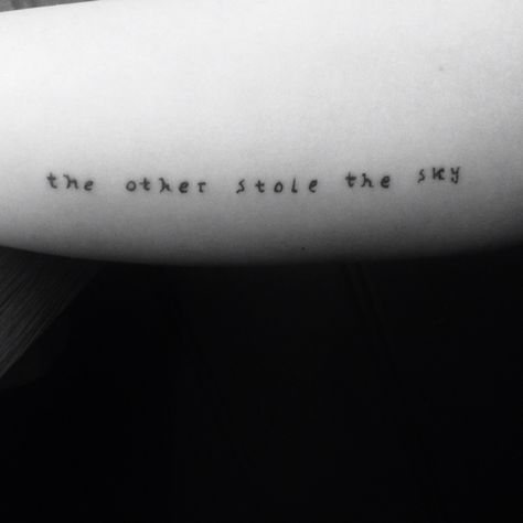 The book thief quote tattoo The Book Thief Tattoo Ideas, The Book Thief Tattoo, Book Thief Tattoo, Thief Tattoo, Best Friend Tattoo Quotes, Thief Quotes, Book Quotes Tattoo, Thief Quote, Literary Tattoo