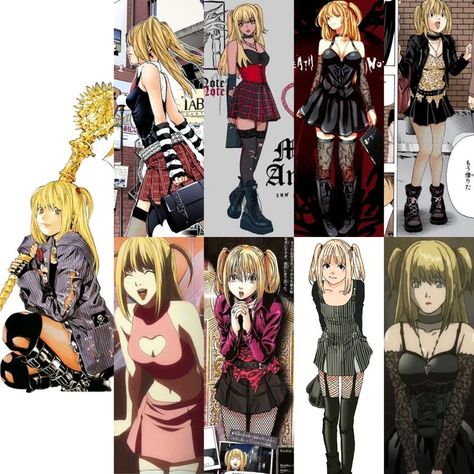 #deathnote #marysaotome #ryuk #fashion #ootd #outfits #accesories Misa Amane Outfit, Anime Fashion Outfits, Anime Fits, Misa Amane, 일본 패션, Black Clothes, Anime Inspired Outfits, Mia 3, Halloween Inspo