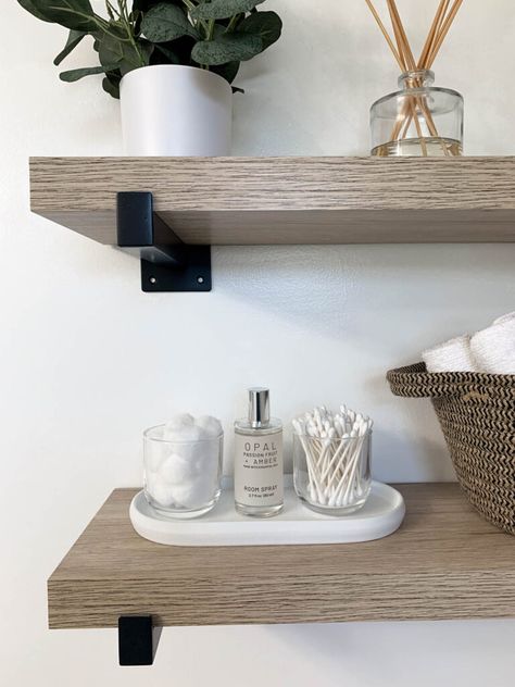 Bathroom Shelving Ideas, Shelves Above Toilet, Bathroom Shelves Over Toilet, Floating Shelf Decor, Bathroom Shelving, Bathroom Shelf Decor, Pantry Shelves, Floating Shelves Bathroom, Shelves Ideas