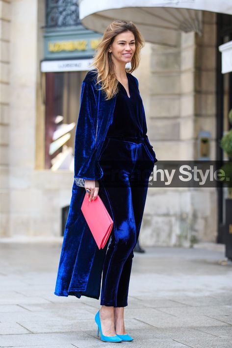 blue heel pumps, blue velvet maxi coat, blue velvet pants, blue velvet shirt, blue velvet trousers,... Blue Velvet Pants Outfits, Velvet Pants Outfit Winter, Velvet Shirt Outfit, Blue Velvet Coat, Velvet Coat Women, Velvet Pants Outfit, Blue Velvet Shirt, Velvet Pakistani Dress, Blue Velvet Pants