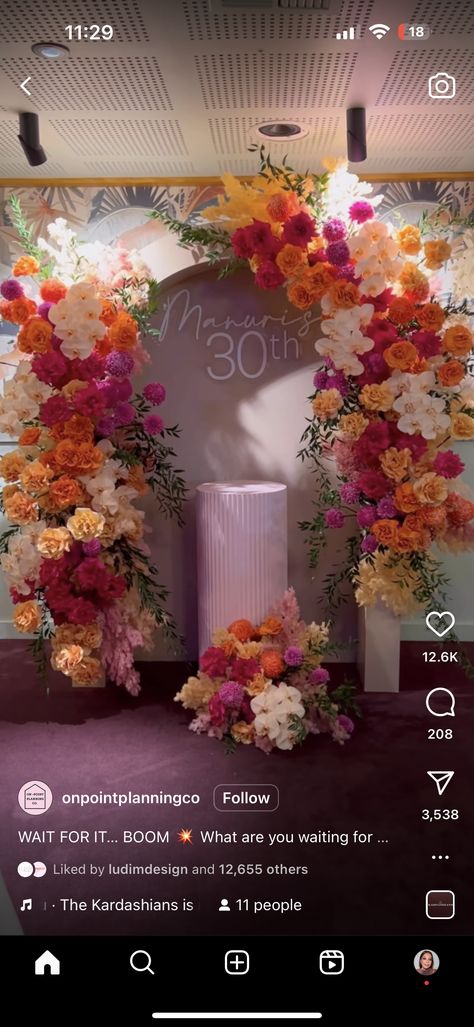 Blooming 30 Birthday, Bloom Theme Party Ideas, Bloom Birthday Theme, Bloom Party Theme, Flower Themed Birthday Party Adult, Blooming Into 30, 30 Birthday Theme For Women, 30th Birthday Party Themes For Women, 30th Birthday Ideas For Women Themes