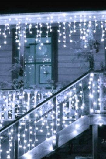 Natal, Icicle Lights Outdoor, Led Icicle Lights, Icicle Christmas Lights, Light Party, Led Curtain, Icicle Lights, Led Christmas Lights, Christmas String Lights