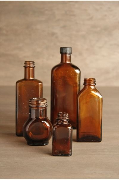 brown glass vessels Colored Bottles, Brown Glass Bottles, Old Glass Bottles, Bottle Collection, Small Glass Bottles, Brown Bottles, Amber Bottles, Art Of Glass, Antique Bottles