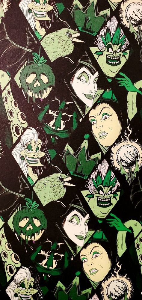 Disney Villains Collage, Disney Villain Wallpaper Iphone, Disney Villains Wallpaper Iphone, Disney Dark Wallpaper, Disney Villain Wallpaper, Disney Villains Aesthetic, Green Halloween Wallpaper, Disney Villains Wallpaper, Disney Iphone Wallpaper