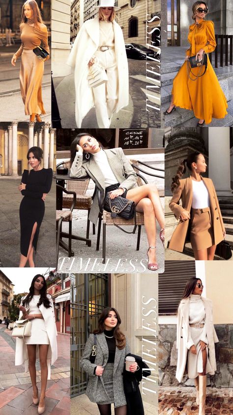 High End Classy Outfits, Affluent Women Outfits, Elegant Timeless Fashion, Sophisticated Fashion Aesthetic, Chic Fashion Style Aesthetic, Boss Outfits Aesthetic, Timeless Asethic, Classy Sophisticated Style, The Sophisticate Archetype Style