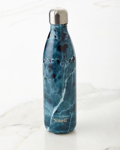 H890J S'well Blue Marble 17-oz. Reusable Bottle Swell Water Bottle, Swell Bottle, Trendy Water Bottles, Cute Water Bottles, Reusable Bottle, Save The World, Cute Cups, Blue Marble, Steel Water Bottle