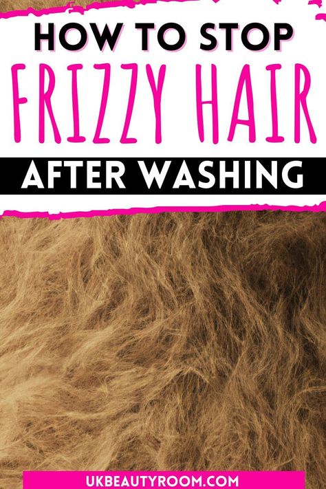 I know just how frustrating it is when your hair becomes frizzy and flyaway straight after washing it! Any sign of humidity and my hair used to become completely unmanageable!These tips and products are what I used to finally get my hair under control! We all get the occasional bad hair day from time to time, but now mostly my hair is smooth and glossy!This post is all about how to stop frizzy hair after washing Stop Frizzy Hair, Smooth Frizzy Hair, Hair Growth At Home, Coffee Shampoo, Long Hair Fast, Frizzy Hair Remedies, Rice Water For Hair Growth, Fizzy Hair, Get Long Hair