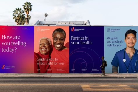 FutureBrand | Intermountain Health Healthcare Ads, Hospital Signage, Healthcare Advertising, Healthcare Branding, Healthcare Design, Brand Experience, Health Advice, Ups And Downs, Caregiver