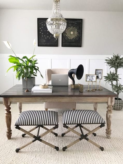 Modern Home Offices, Work Office Decor, Comfortable Office, Office Lounge, Office Makeover, Home Office Space, Office Setup, Home Office Organization, Office Room