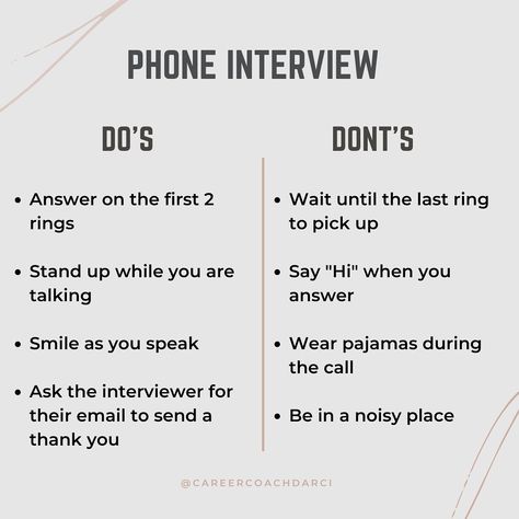 Phone Interview Tips, Phone Interview Questions, Interviewing Tips, Phone Interview, Job Coaching, Instagram Phone, Customer Service Training, Telephone Interview, Thank You Email