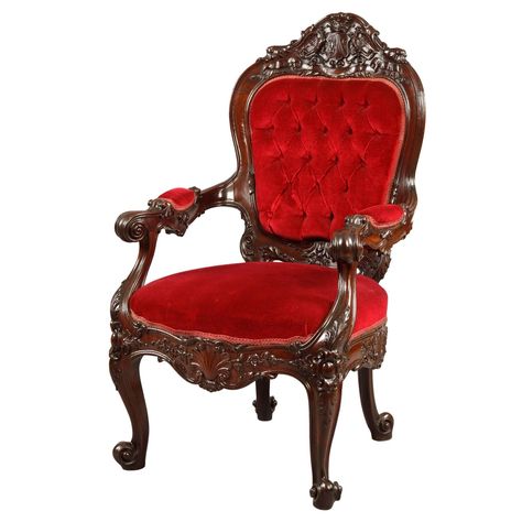 Antique William IV Library Armchair | From a unique collection of antique and modern armchairs at https://www.1stdibs.com/furniture/seating/armchairs/ Library Armchair, Victorian Style Chair, Gothic Chair, Victorian Armchair, William Iv, Victorian Chair, Gothic Furniture, Victorian Furniture, Victorian Decor