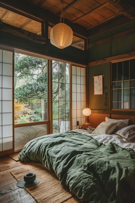 15 Japandi Bedroom Interior Designs To Celebrate Minimalism! - My Decor Inspo Japandi Bedroom Interior, Japanese Scandinavian Interior, Japandi Bedroom Interior Design, Japanese Bedrooms, Interior Design Japandi, Japandi Bedroom Design, Minimalist Wood Furniture, Japandi Bedroom Ideas, Japanese Inspired Bedroom