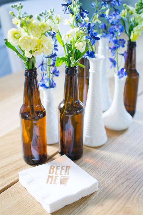 Bachelorette Brew Party! Brews Before I Dos Party, Stock The Bar Couples Shower Decorations, Brews And Bubbly Party, Brews Before I Dos Bachelorette Party, Bbq And Brews Before The I Dos, Brewery Party Ideas, Wedding Shower At Brewery, Bottles And Brews Party, Grooms Shower Ideas