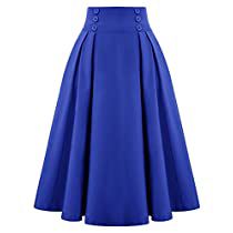 Check this out on Amazon Long Skirts, Midi Skirts, Military Skirts, Office Clothes, High Waisted Pleated Skirt, Midi Flare Skirt, Wardrobe Classic, Retro Mode, Plus Size Skirts