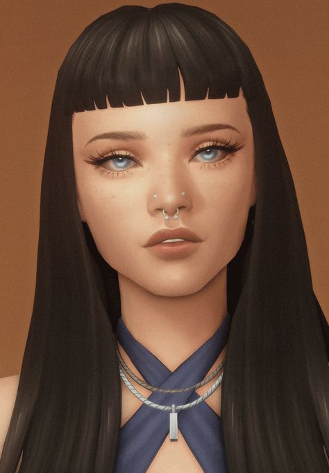 Ts4 Hair Cc Alpha, Gale Weathers, Alpha Cc, Scream 3, Choppy Bangs, Play Sims, Split Hair, Sims Four, Sims Hair