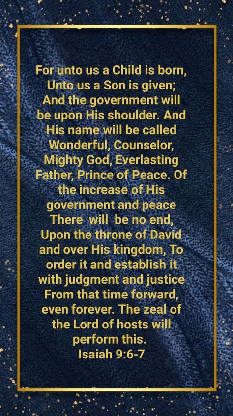 Isaiah 9:6-7 Isaiah 9:6-7, Isaiah 9:6, Christmas Quotes Inspirational, Memory Verses, Isaiah 9 6, Isaiah 9, Why Jesus, Christmas Program, Lord Of Hosts