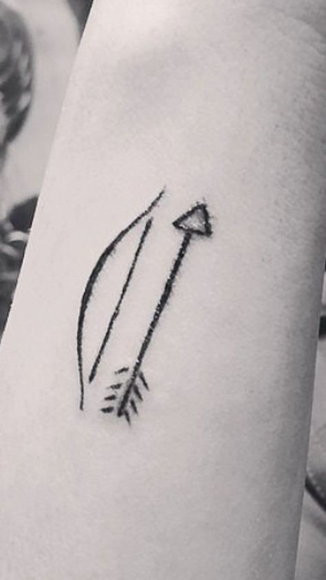 Bow and arrow tattoo Couple Tattoos Bow And Arrow, Bow And Arrow Tattoo Couple, Arrow Tattoo Meaning, Bow Arrow Tattoos, Bow And Arrow Tattoo, Archery Tattoo, Archer Tattoo, Married Couple Tattoos, Meaning Of Arrow Tattoo