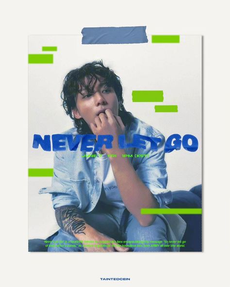 I literally have zero ideas atm but decided to make a Never Let Go poster anyway 😴 🌼 #neverletgo #jungkook #jk #jeonjungkook #btsedits #singlecover #musicposter #typography #kpopedits #btsfanart #jungkookfanart #graphicdesign #colorgrading #texture Never Let Go Jungkook, Jungkook Poster, Bts Design, Never Let Go, Meet Guys, Jungkook Fanart, Poster Room, Kpop Posters, Bts Aesthetic Pictures