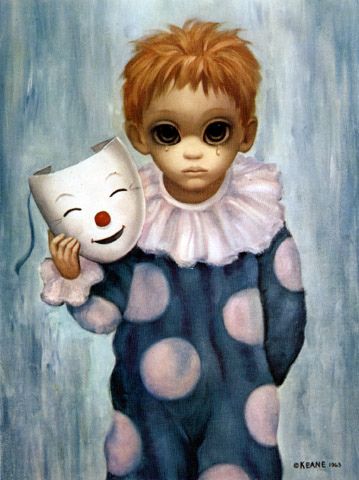 Keane Artist, Walter Keane, Big Eyes Margaret Keane, Keane Big Eyes, Happy Mask, Big Eyes Paintings, Margaret Keane, Big Eyes Doll, Tim Burton Films