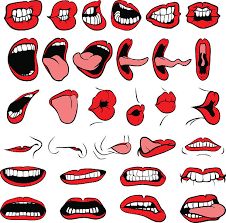 Pictures Of Lips, Mouth Painting, Lips Illustration, Teeth Drawing, Everybody Lies, Gritted Teeth, Red Tongue, Branch Vector, Creepy Monster