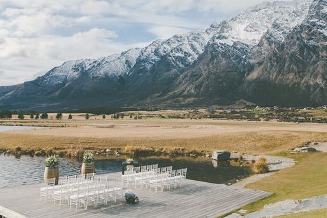 5-of-our-favourite-destination-wedding-locations-to-consider New Zealand Wedding Venues, Open Air Wedding, Nz Wedding, Queenstown Wedding, Creative Wedding Favors, Winter Wedding Favors, Cheap Wedding Venues, Yosemite Wedding, Wedding Spot