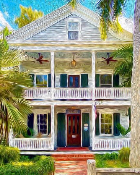 All Posts • Instagram Key West Cottage, Hemingway House, Key West Hotels, West Home, Aluminum Sheets, West Art, Limited Edition Giclee, Handcrafted Art, Sloppy Joes