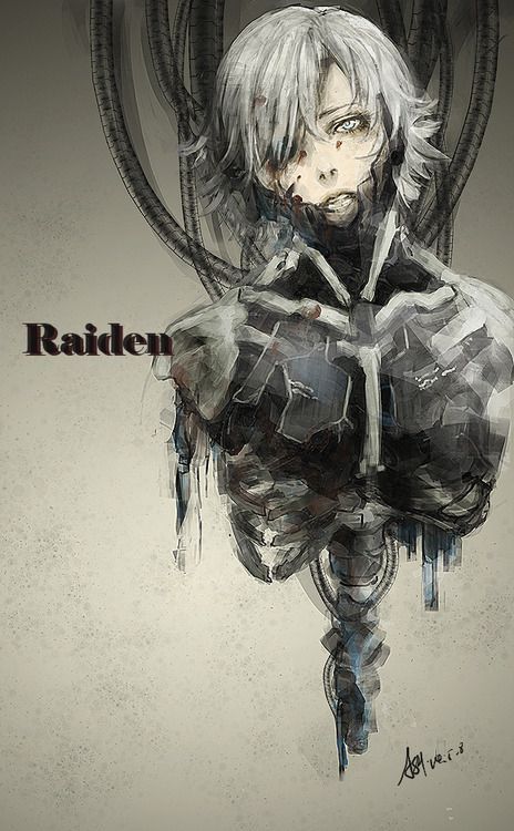 Mgs4 Raiden, Jrpg Characters, Metal Gear Raiden, Mgs Raiden, Raiden Mgr, Raiden Mgs, Mgs Art, Metal Gear Solid 4, Raiden Metal Gear