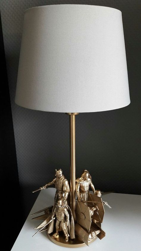 Star Wars Lamp Star Wars Bedroom Decor, Star Wars Lamp, Ray Star Wars, Decoracion Star Wars, Star Wars Bedroom, Star Wars Nursery, Quotes Christmas, Star Wars Room, Star Wars Decor