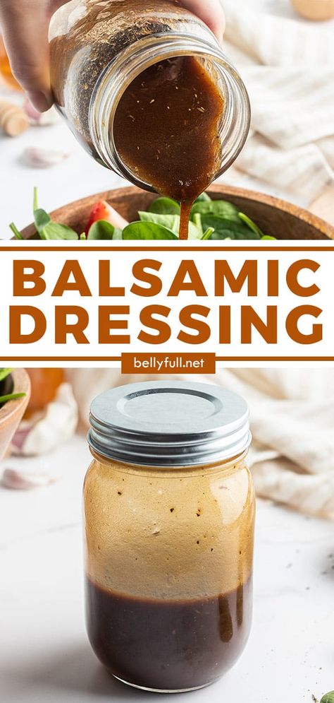 Fruit Salad Dressing Recipe, Salad Dressing Recipes Balsamic, Balsamic Vinaigrette Dressing Recipe, Fruit Salad Dressing, Healthy Dressings, Creamy Balsamic Vinaigrette, Balsamic Dressing Recipe, Vinegar Recipes, Creamy Balsamic Dressing